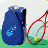 Maxbell Tennis Backpack Portable Tennis Bag for Tennis Racket, Badminton Racquet Dark Blue