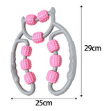 Maxbell Massage Roller Muscle Relaxation Roller Massage Tool for Leg Arm Thigh Pink