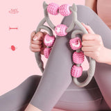 Maxbell Massage Roller Muscle Relaxation Roller Massage Tool for Leg Arm Thigh Pink