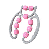 Maxbell Massage Roller Muscle Relaxation Roller Massage Tool for Leg Arm Thigh Pink