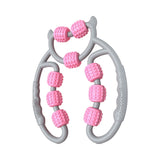 Maxbell Massage Roller Muscle Relaxation Roller Massage Tool for Leg Arm Thigh Pink