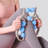 Maxbell Massage Roller Muscle Relaxation Roller Massage Tool for Leg Arm Thigh Blue