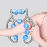 Maxbell Massage Roller Muscle Relaxation Roller Massage Tool for Leg Arm Thigh Blue