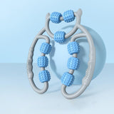 Maxbell Massage Roller Muscle Relaxation Roller Massage Tool for Leg Arm Thigh Blue