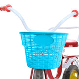 Maxbell Kids Bike Basket Tricycle Basket Travel for Toddlers Bicycle Cargo Rack Bags Blue