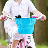 Maxbell Kids Bike Basket Tricycle Basket Travel for Toddlers Bicycle Cargo Rack Bags Blue