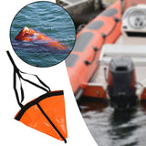 Maxbell Sea Drogue Anchor Buoy Rowing Sock for Canoe Sail Boat 45cm