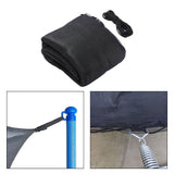 Maxbell Trampoline Replacement Net Safety Enclosure Net Protection Weather Resistant 10ft 6 poles