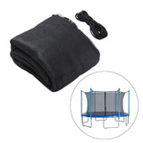 Maxbell Trampoline Replacement Net Safety Enclosure Net Protection Weather Resistant 10ft 6 poles