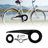 Maxbell Bike Chain Cover Shell 38-40T Bike Chain Protector for Biking Cycling Riding Black Whole Set