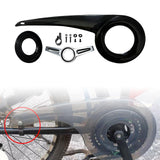 Maxbell Bike Chain Cover Shell 38-40T Bike Chain Protector for Biking Cycling Riding Black Whole Set