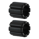 Maxbell 2x Wrist Weights Arm Weights Set for Adults Kids Women Men Strength Training Black 2Pound