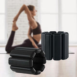 Maxbell 2x Wrist Weights Arm Weights Set for Adults Kids Women Men Strength Training Black 2Pound