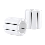 Maxbell 2x Wrist Weights Arm Weights Set for Adults Kids Women Men Strength Training White 1Pound