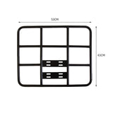 Maxbell Rear Bike Cargo Rack Bicycle Basket Luggage Package Rack Carrier Bicycle Bed without strap