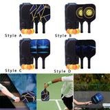 Maxbell Premium Pickleball Paddles Set of 2 Pickleball Rackets with Bag with 4 Balls Style A