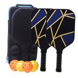 Maxbell Premium Pickleball Paddles Set of 2 Pickleball Rackets with Bag with 4 Balls Style A