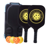 Maxbell Premium Pickleball Paddles Set of 2 Pickleball Rackets with Bag with 4 Balls Style B