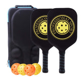 Maxbell Premium Pickleball Paddles Set of 2 Pickleball Rackets with Bag with 4 Balls Style B