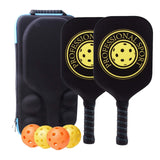 Maxbell Premium Pickleball Paddles Set of 2 Pickleball Rackets with Bag with 4 Balls Style B
