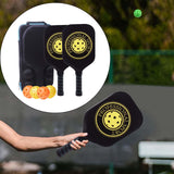 Maxbell Premium Pickleball Paddles Set of 2 Pickleball Rackets with Bag with 4 Balls Style B