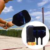 Maxbell Premium Pickleball Paddles Set of 2 Pickleball Rackets with Bag with 4 Balls Style D