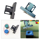 Maxbell Billiard Pool Cue Tip Chalk Storage Chalk Holder for Pocket Chalker Black