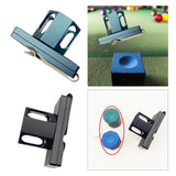 Maxbell Billiard Pool Cue Tip Chalk Storage Chalk Holder for Pocket Chalker Black