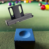 Maxbell Billiard Pool Cue Tip Chalk Storage Chalk Holder for Pocket Chalker Black