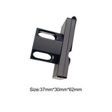 Maxbell Billiard Pool Cue Tip Chalk Storage Chalk Holder for Pocket Chalker Black