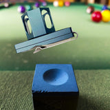 Maxbell Billiard Pool Cue Tip Chalk Storage Chalk Holder for Pocket Chalker Green