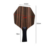 Maxbell Table Tennis Paddle Wood Unique Unisex Durable for Practice Indoor Beginners Handshake grip