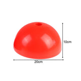 Maxbell Training Marker Football Sign Pole Base for Football Soccer Practice Skating Red Normal