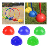 Maxbell Training Marker Football Sign Pole Base for Football Soccer Practice Skating Red Normal