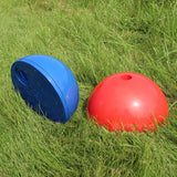 Maxbell Training Marker Football Sign Pole Base for Football Soccer Practice Skating Red Normal