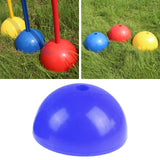 Maxbell Training Marker Football Sign Pole Base for Football Soccer Practice Skating Blue Normal