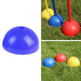 Maxbell Training Marker Football Sign Pole Base for Football Soccer Practice Skating Blue Normal