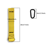 Maxbell Fitness Strap Loading Pin for Weight Plates Fitness Cable Machine Attachment Yellow