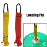 Maxbell Fitness Strap Loading Pin for Weight Plates Fitness Cable Machine Attachment Yellow