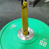 Maxbell Fitness Strap Loading Pin for Weight Plates Fitness Cable Machine Attachment Yellow