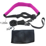 Maxbell Swim Resistance Tether Stationary Swimming for Adults Professionals Athletes Pink