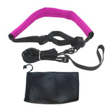 Maxbell Swim Resistance Tether Stationary Swimming for Adults Professionals Athletes Pink