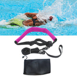 Maxbell Swim Resistance Tether Stationary Swimming for Adults Professionals Athletes Pink