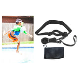 Maxbell Swim Resistance Tether Stationary Swimming for Adults Professionals Athletes Black