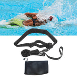 Maxbell Swim Resistance Tether Stationary Swimming for Adults Professionals Athletes Black