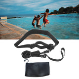 Maxbell Swim Resistance Tether Stationary Swimming for Adults Professionals Athletes Black