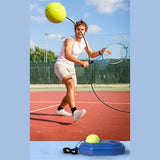 Maxbell Tennis Trainer Rebound Ball Solo Training for Beginners Garden Self Practice Style B