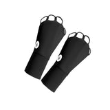 Maxbell 1 Pair Summer Golf Half Finger Gloves Ice Silk Material Stretchable Portable Black