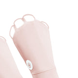 Maxbell 1 Pair Summer Golf Half Finger Gloves Ice Silk Material Stretchable Portable Pink