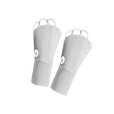 Maxbell 1 Pair Summer Golf Half Finger Gloves Ice Silk Material Stretchable Portable Grey